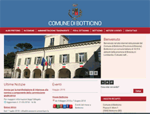 Tablet Screenshot of comune.botticino.bs.it